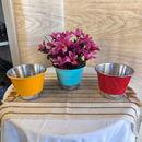 3 Cachepôs G Pintado - BrilhoVivo™